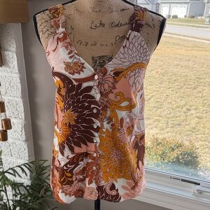 Elegant Floral Women's Camisole - Multicolor